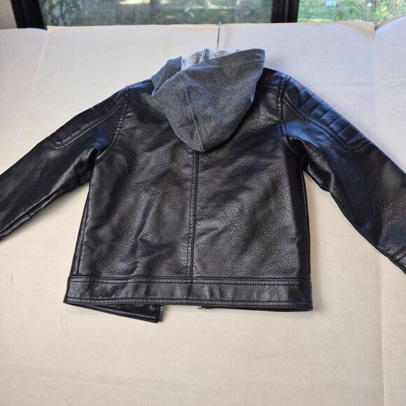 Art Class 4T Hooded Black Jacket with 3 Pockets Front Cotton & Polyester Blend. - Picture 5 of 8